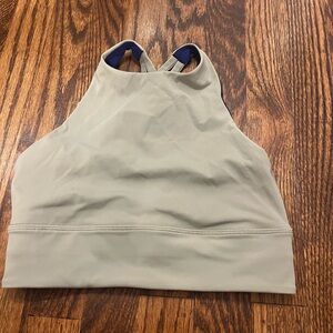 Lululemon Athletica Beige and Navy Sports Bra